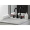 Fauceture FSC8920CKL Kaiser Widespread Bathroom Faucet W/Brass Pop-Up, Matte Blk FSC8920CKL - alternate 3